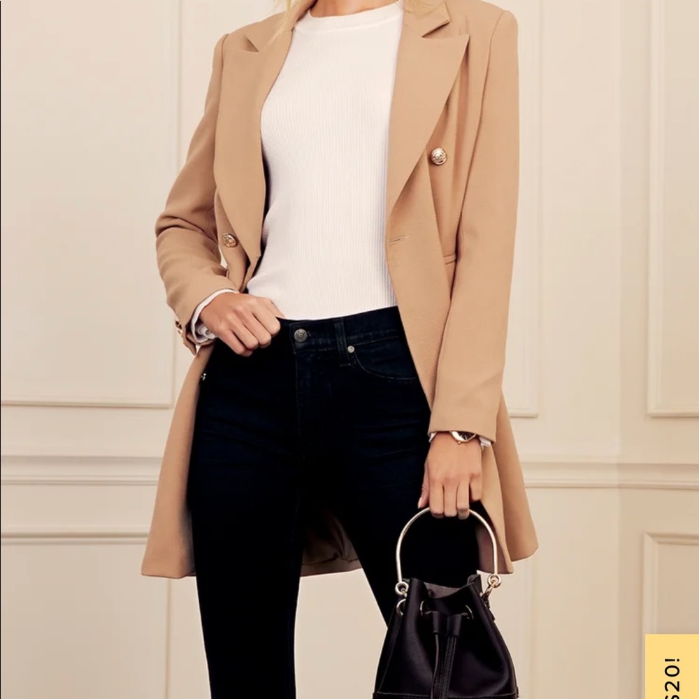 Lulus Camel Coat